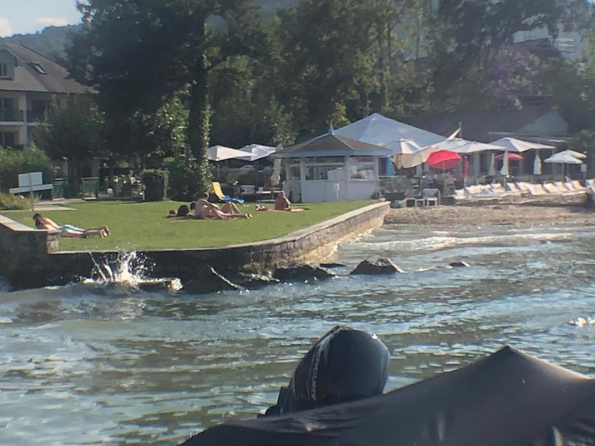 Studio Les Pieds Dans L'Eau Au Bord Du Lac D'Annecy Duingt Ngoại thất bức ảnh