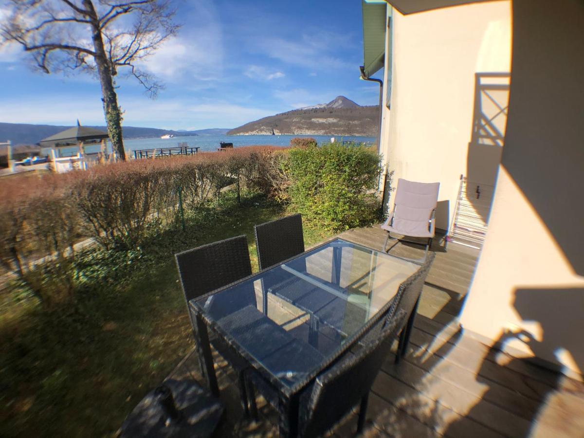 Studio Les Pieds Dans L'Eau Au Bord Du Lac D'Annecy Duingt Ngoại thất bức ảnh