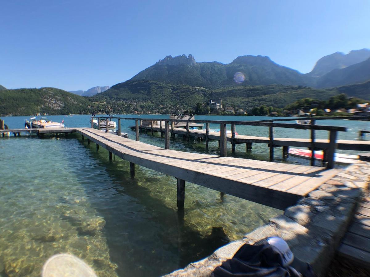 Studio Les Pieds Dans L'Eau Au Bord Du Lac D'Annecy Duingt Ngoại thất bức ảnh