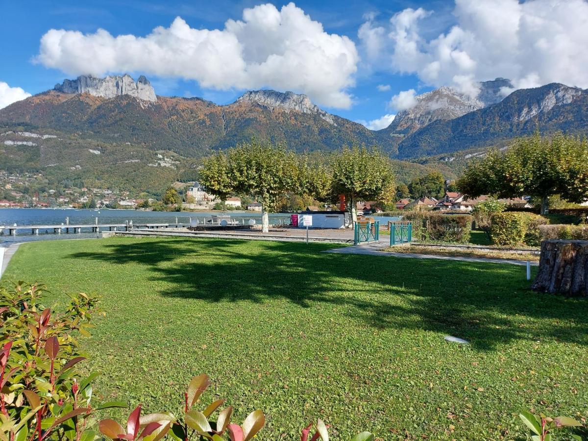Studio Les Pieds Dans L'Eau Au Bord Du Lac D'Annecy Duingt Ngoại thất bức ảnh