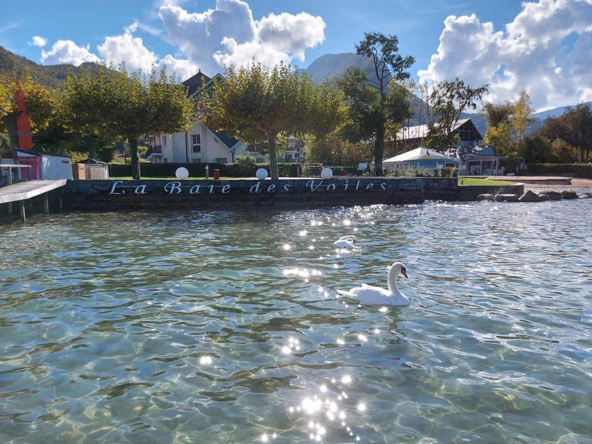 Studio Les Pieds Dans L'Eau Au Bord Du Lac D'Annecy Duingt Ngoại thất bức ảnh
