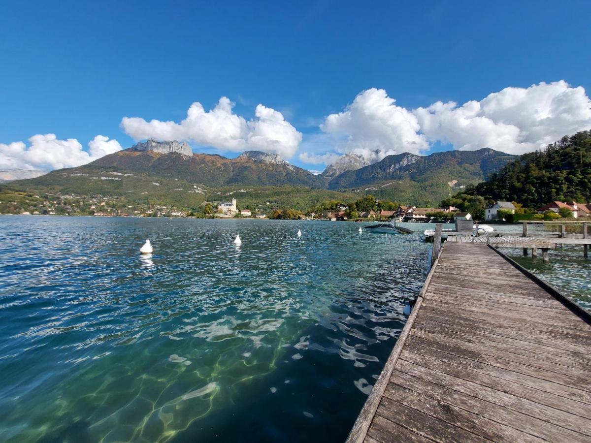 Studio Les Pieds Dans L'Eau Au Bord Du Lac D'Annecy Duingt Ngoại thất bức ảnh